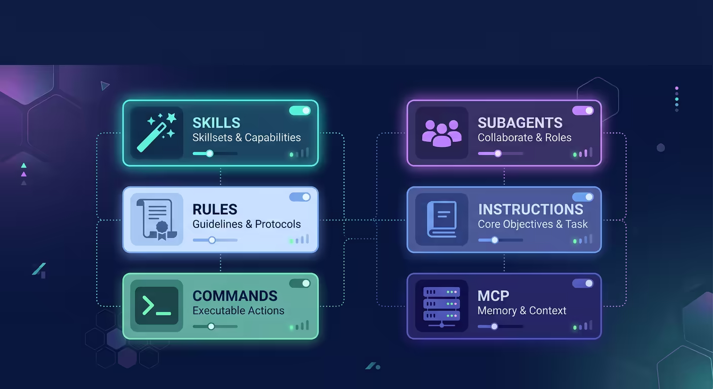 Customize Your Agent with Skills, Rules, Commands, and Subagents